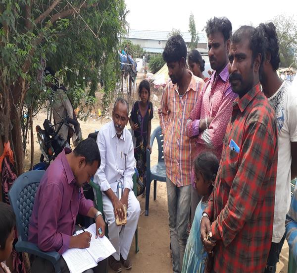 Jagitial District - Metpalle Division                                                                                                                                                                                                                      - SES 77 th Round                                                                                                                                        - Listing of Households in Metpally Urban sample                                                                                                                                                                                                                  - dt.02/03/2019          